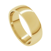 10K Yellow Gold Men's 6MM Band Size 9